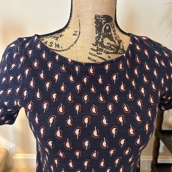 Boden Blue Flutter Sleeve Sheath Dress - Picture 2 of 5